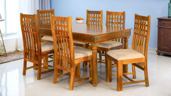 SWD Takhat 6 Seater Dining Set