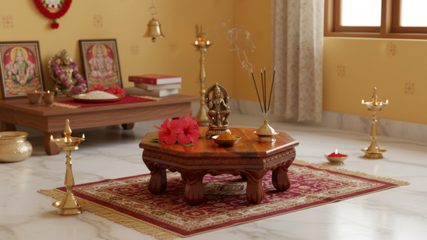 Carvin Chowki in Honey Finish