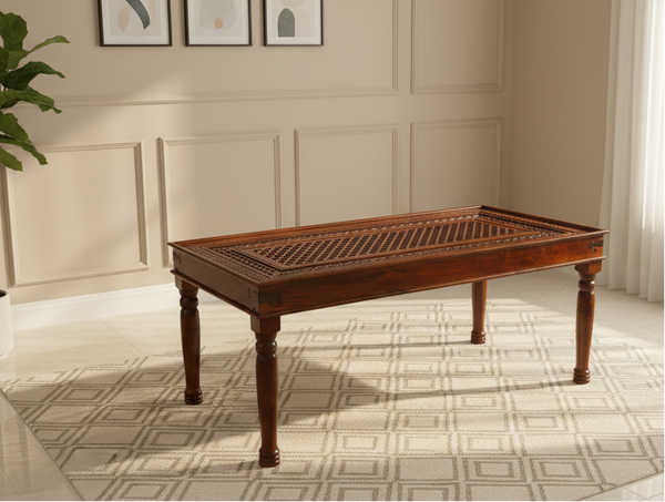 Jiksa Dining Table in Honey Finish