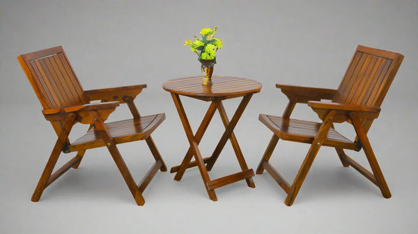 Doubling Chair Set in Honey Finish
