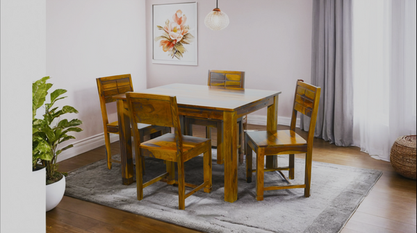 SWD Notch 4 Seater Dining Set