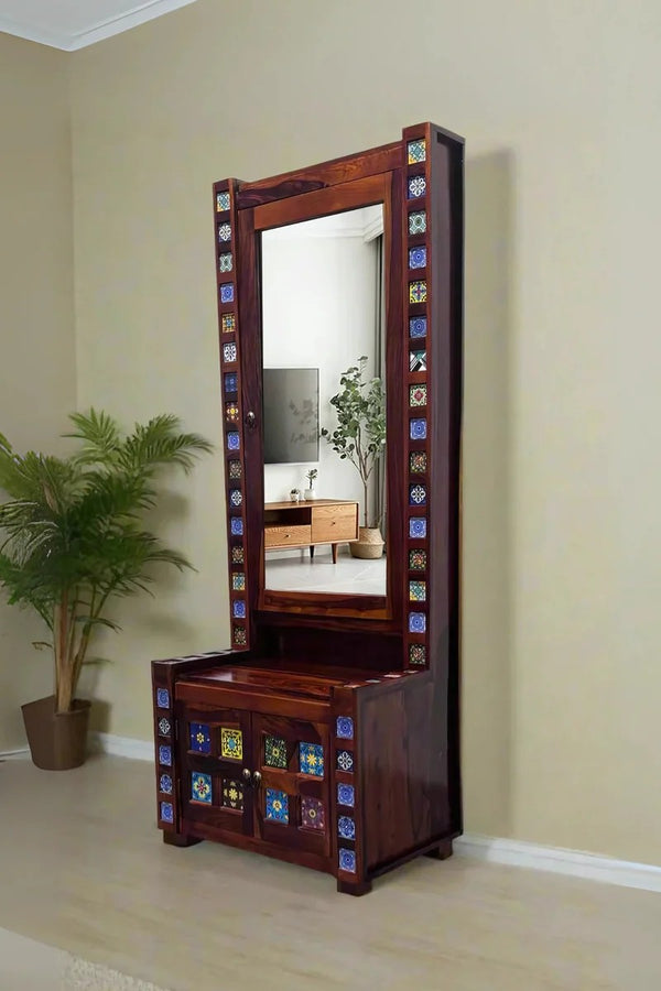 Tile Dresser in Honey Finish