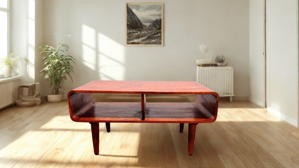 Peek coffee table in Honey Finish