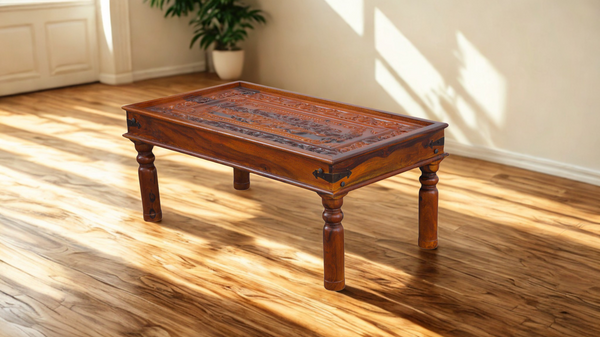 Carvin Coffee Table in Honey Finish